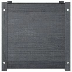 VidaXL Jardinières 2 pcs Gris 50x50x50 cm Bois de pin massif -Pots & cache-pots Soldes 2022 image 4 810551
