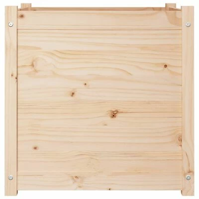 VidaXL Jardinières d'extérieur 2 pcs 60x60x60 cm Bois de pin massif 4 VidaXL Jardinières d'extérieur 2 pcs 60x60x60 cm Bois de pin massif – Image 4