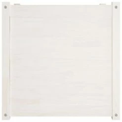 VidaXL Jardinière Blanc 60x60x60 cm Bois de pin massif -Pots & cache-pots Soldes 2022 image 4 810560