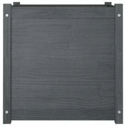 VidaXL Jardinière Gris 60x60x60 cm Bois de pin massif -Pots & cache-pots Soldes 2022 image 4 810562