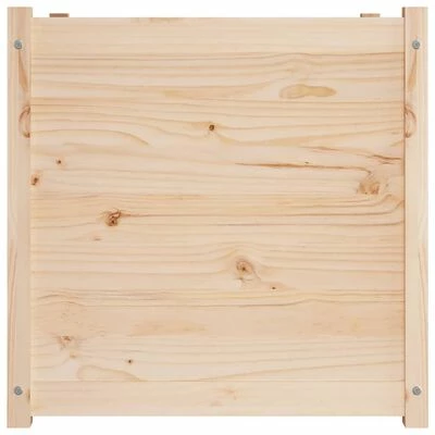 VidaXL Jardinière d'extérieur 70x70x70 cm Bois de pin massif 4 VidaXL Jardinière d'extérieur 70x70x70 cm Bois de pin massif – Image 4