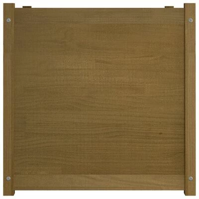 VidaXL Jardinière d'extérieur Marron miel 70x70x70 cm Pin massif 4 VidaXL Jardinière d'extérieur Marron miel 70x70x70 cm Pin massif – Image 4