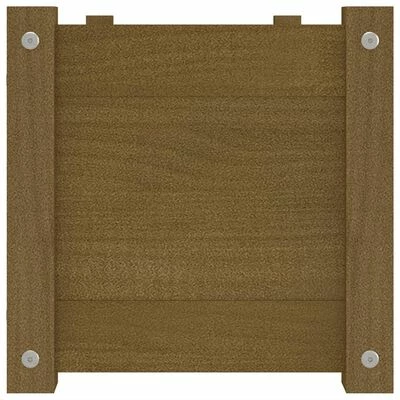 VidaXL Jardinière d'extérieur Marron miel 100x31x31 cm Bois de pin 4 VidaXL Jardinière d'extérieur Marron miel 100x31x31 cm Bois de pin – Image 4