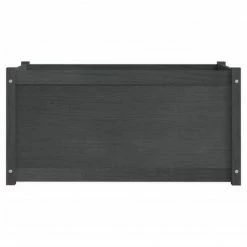 VidaXL Jardinière Gris 100x50x50 cm Bois de pin massif -Pots & cache-pots Soldes 2022 image 4 810728