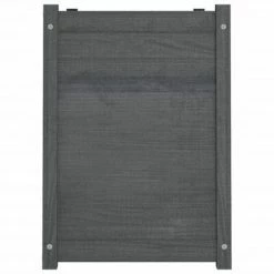 VidaXL Jardinière d'extérieur Gris 100x50x70 cm Bois de pin massif -Pots & cache-pots Soldes 2022 image 4 810736