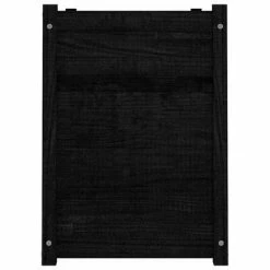 VidaXL Jardinière d'extérieur Noir 100x50x70 cm Bois de pin massif -Pots & cache-pots Soldes 2022 image 4 810738