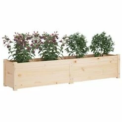 VidaXL Lit surélevé de jardin 150x31x31 cm Bois de sapin massif 9 VidaXL Lit surélevé de jardin 150x31x31 cm Bois de sapin massif -Pots & cache-pots Soldes 2022 image 4 810739