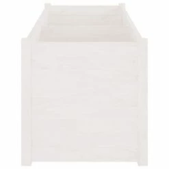 VidaXL Jardinière d'extérieur Blanc 150x50x50 cm Bois de pin massif 9 VidaXL Jardinière d'extérieur Blanc 150x50x50 cm Bois de pin massif -Pots & cache-pots Soldes 2022 image 4 810750