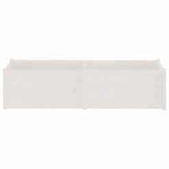 VidaXL Jardinière Blanc 200x50x50 cm Bois de pin solide -Pots & cache-pots Soldes 2022 image 4 810770