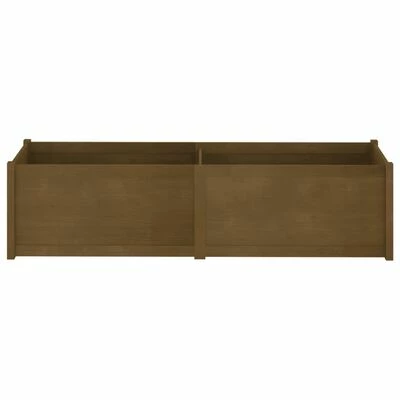 VidaXL Jardinière d'extérieur Marron miel 200x50x50 cm Pin massif 4 VidaXL Jardinière d'extérieur Marron miel 200x50x50 cm Pin massif – Image 4