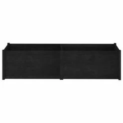 VidaXL Jardinière Noir 200x50x50 cm Bois de pin solide 9 VidaXL Jardinière Noir 200x50x50 cm Bois de pin solide -Pots & cache-pots Soldes 2022 image 4 810773