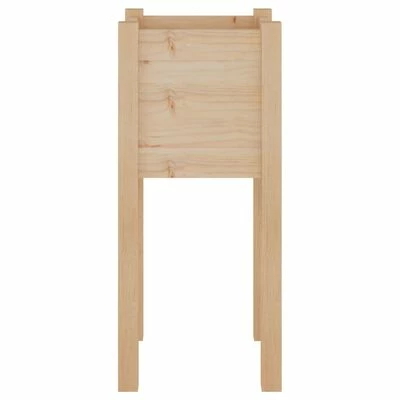 VidaXL Jardinière d'extérieur 31x31x70 cm Bois de pin massif 4 VidaXL Jardinière d'extérieur 31x31x70 cm Bois de pin massif – Image 4
