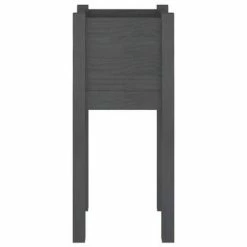 VidaXL Jardinière d'extérieur Gris 31x31x70 cm Bois de pin massif 9 VidaXL Jardinière d'extérieur Gris 31x31x70 cm Bois de pin massif -Pots & cache-pots Soldes 2022 image 4 810783