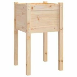 VidaXL Jardinières d'extérieur 2 pcs 40x40x70 cm Bois de pin massif -Pots & cache-pots Soldes 2022 image 4 810790