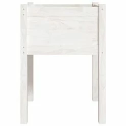 VidaXL Jardinière Blanc 50x50x70 cm Bois de pin massif -Pots & cache-pots Soldes 2022 image 4 810801