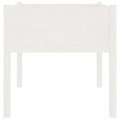 VidaXL Jardinières 2 pcs Blanc 70x70x70 cm Bois de pin massif -Pots & cache-pots Soldes 2022 image 4 810812