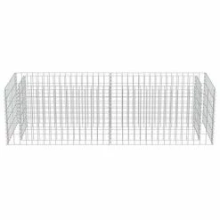 VidaXL Lit surélevé à gabion Acier galvanisé 180x50x50 cm -Pots & cache-pots Soldes 2022 image 5 143559