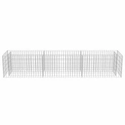 VidaXL Lit surélevé à gabion Acier galvanisé 270x50x50 cm -Pots & cache-pots Soldes 2022 image 5 143563