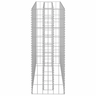 VidaXL Lit surélevé à gabion Acier galvanisé 90x30x90 cm 5 VidaXL Lit surélevé à gabion Acier galvanisé 90x30x90 cm – Image 5