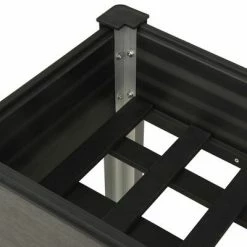 VidaXL Lit surélevé de jardin 75x40x75 cm WPC Gris -Pots & cache-pots Soldes 2022 image 5 149010