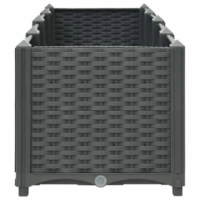 VidaXL Lit surélevé 160x40x38 cm Polypropylène 5 VidaXL Lit surélevé 160x40x38 cm Polypropylène – Image 5