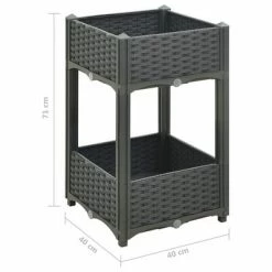 VidaXL Lit surélevé 40x40x71 cm Polypropylène 9 VidaXL Lit surélevé 40x40x71 cm Polypropylène -Pots & cache-pots Soldes 2022 image 5 310405