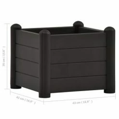 VidaXL Lit surélevé de jardin PP Anthracite 43x43x35 cm 9 VidaXL Lit surélevé de jardin PP Anthracite 43x43x35 cm -Pots & cache-pots Soldes 2022 image 5 313973