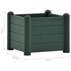 VidaXL Lit surélevé de jardin PP Vert 43x43x35 cm 9 VidaXL Lit surélevé de jardin PP Vert 43x43x35 cm -Pots & cache-pots Soldes 2022 image 5 313974