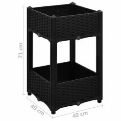 VidaXL Lit surélevé 40x40x71 cm Polypropylène 9 VidaXL Lit surélevé 40x40x71 cm Polypropylène -Pots & cache-pots Soldes 2022 image 5 316534