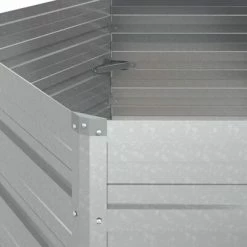 VidaXL Lit surélevé de jardin 129x77 cm Acier galvanisé Argenté -Pots & cache-pots Soldes 2022 image 5 316898