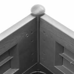 VidaXL Lit surélevé de jardin PP Gris pierre 100x43x35 cm -Pots & cache-pots Soldes 2022 image 5 317580