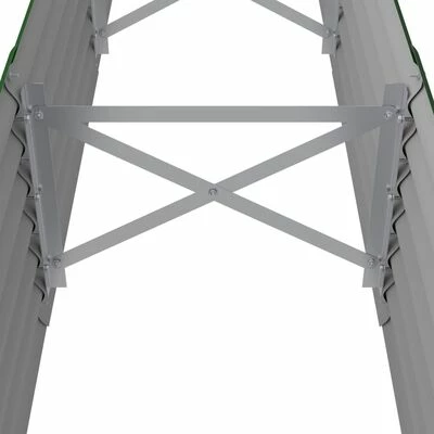 VidaXL Jardinière de jardin Acier enduit de poudre 224x40x36 cm Vert 5 VidaXL Jardinière de jardin Acier enduit de poudre 224x40x36 cm Vert – Image 5