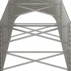 VidaXL Jardinière de jardin Acier enduit de poudre 224x40x36 cm Marron -Pots & cache-pots Soldes 2022 image 5 318875