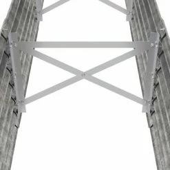 VidaXL Jardinière Acier enduit de poudre 224x40x36 cm Argenté 10 VidaXL Jardinière Acier enduit de poudre 224x40x36 cm Argenté -Pots & cache-pots Soldes 2022 image 5 318877