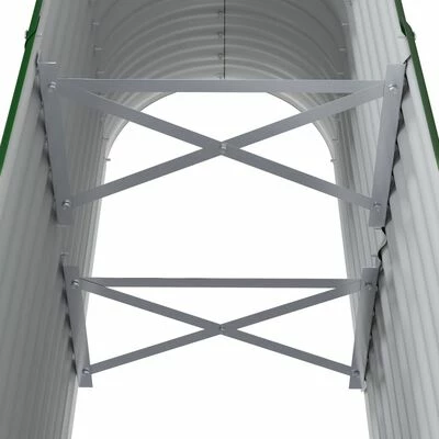 VidaXL Jardinière de jardin Acier enduit de poudre 114x40x68 cm Vert 5 VidaXL Jardinière de jardin Acier enduit de poudre 114x40x68 cm Vert – Image 5