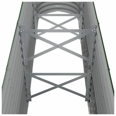 VidaXL Jardinière de jardin Acier enduit de poudre 260x40x68 cm Vert 5 VidaXL Jardinière de jardin Acier enduit de poudre 260x40x68 cm Vert – Image 5