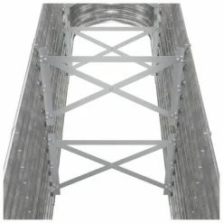 VidaXL Jardinière Acier enduit de poudre 260x40x68 cm Argenté 10 VidaXL Jardinière Acier enduit de poudre 260x40x68 cm Argenté -Pots & cache-pots Soldes 2022 image 5 318907