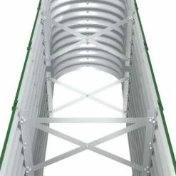 VidaXL Jardinière de jardin Acier enduit de poudre 332x40x68 cm Vert -Pots & cache-pots Soldes 2022 image 5 318908