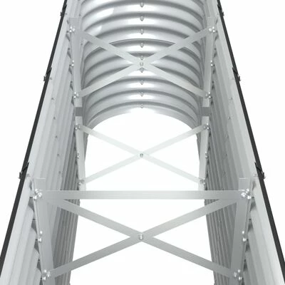 VidaXL Jardinière de jardin Acier enduit poudre 332x40x68cm Anthracite 5 VidaXL Jardinière de jardin Acier enduit poudre 332x40x68cm Anthracite – Image 5