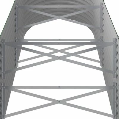 VidaXL Jardinière de jardin Acier enduit de poudre 224x80x68 cm Vert 5 VidaXL Jardinière de jardin Acier enduit de poudre 224x80x68 cm Vert – Image 5