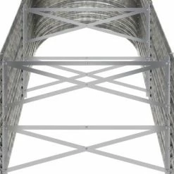 VidaXL Jardinière Acier enduit de poudre 224x80x68 cm Argenté 10 VidaXL Jardinière Acier enduit de poudre 224x80x68 cm Argenté -Pots & cache-pots Soldes 2022 image 5 318957