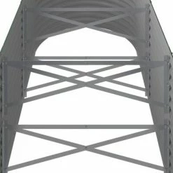 VidaXL Jardinière de jardin Acier enduit de poudre 296x80x68 cm Vert -Pots & cache-pots Soldes 2022 image 5 318958