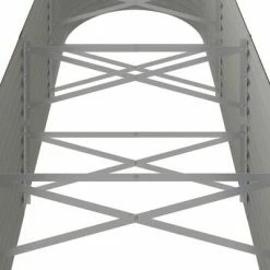 VidaXL Jardinière de jardin Acier enduit de poudre 296x80x68 cm Marron -Pots & cache-pots Soldes 2022 image 5 318960