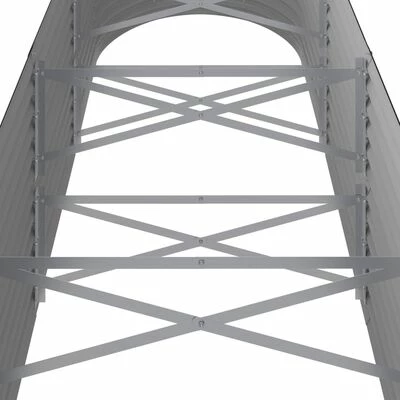 VidaXL Jardinière Acier enduit de poudre 296x80x68 cm Anthracite 5 VidaXL Jardinière Acier enduit de poudre 296x80x68 cm Anthracite – Image 5