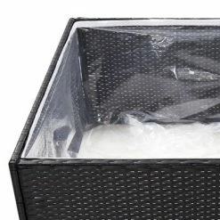 VidaXL Jardinière Noir 80x80x40 cm Résine tressée 10 VidaXL Jardinière Noir 80x80x40 cm Résine tressée -Pots & cache-pots Soldes 2022 image 5 319171