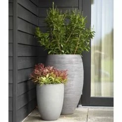 Capi Pot à fleurs Urban Smooth 36x47 cm Gris foncé -Pots & cache-pots Soldes 2022 image 5 434871