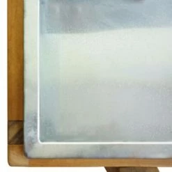 VidaXL Lit surélevé de jardin Bois massif d'acacia et zinc -Pots & cache-pots Soldes 2022 image 5 43793