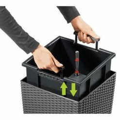 LECHUZA Jardinière CUBICO Cottage 40 ALL-IN-ONE Granite -Pots & cache-pots Soldes 2022 image 5 442081