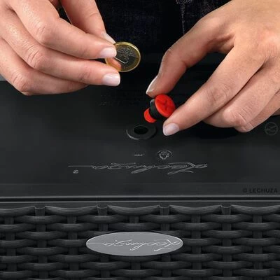 LECHUZA Jardinière BALCONERA Cottage 80 ALL-IN-ONE Granit 5 LECHUZA Jardinière BALCONERA Cottage 80 ALL-IN-ONE Granit – Image 5