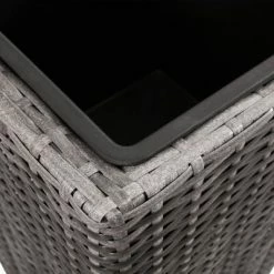 VidaXL Lits surélevés de jardin 3 pcs Résine tressée Gris -Pots & cache-pots Soldes 2022 image 5 45424